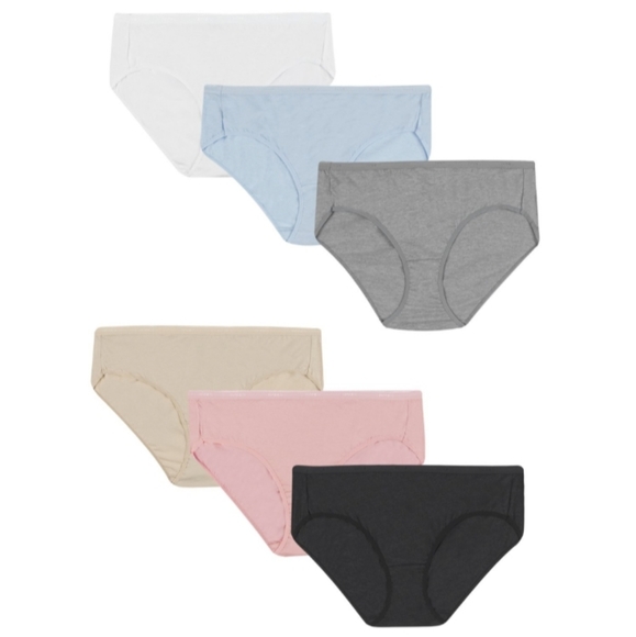 Hanes Other - Hanes 6 Pack Hipsters